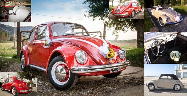Maggiolino Cabrio Toscana auto matrimono sposi