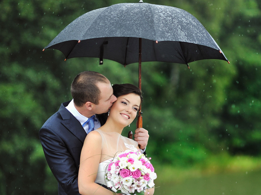Non permettete che la pioggia rovini il vostro matrimonio facendovi ritrovare... sotto l’acqua