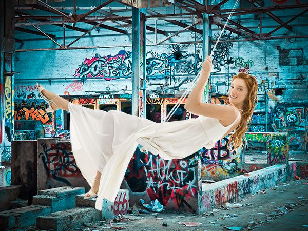 Le foto del matrimonio stile Urban park fra writers, parkour e street art a Torino