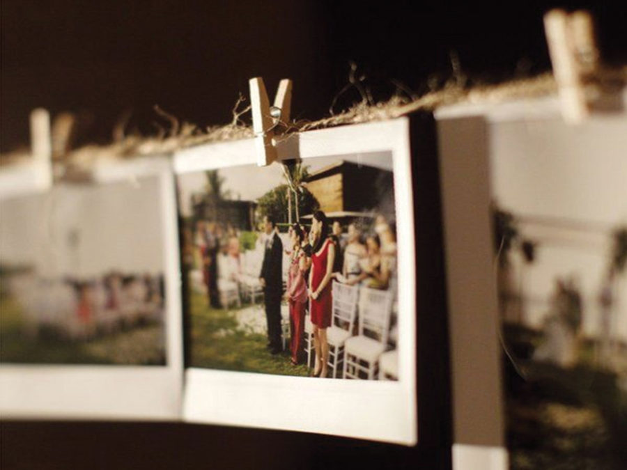 Un tocco vintage e personale con le Polaroid ... per le foto del matrimonio